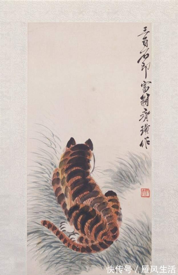 释名！齐白石画虎只画屁股，为何却成了无价之宝，专家：放大看就明白了