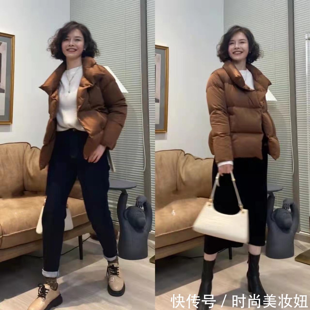 穿搭 秋冬衣品好的女人更爱“短羽绒”,实用百搭又洋气,照着穿稳赢