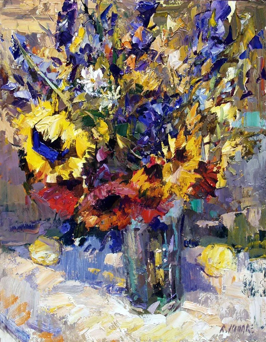 robert|这组小色块油画,色彩生动,美得令人目不暇接