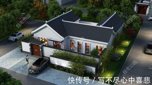 小知识|给农村父母盖养老房,这10套小平层真心不错,神龛堂屋火炕全都有