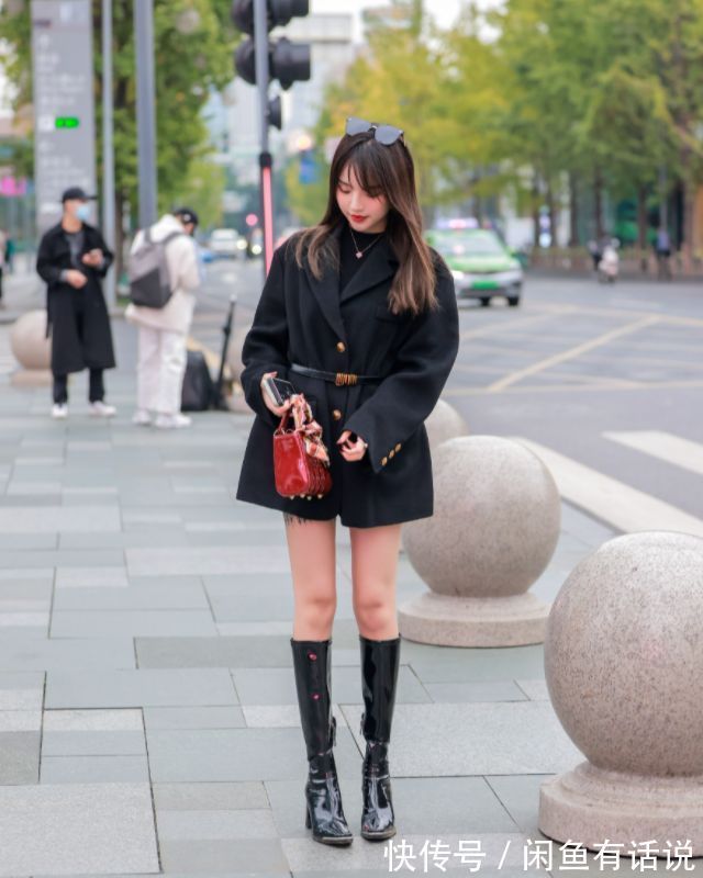 针织开衫|成都女孩带火了“光腿神器”,这9套下衣失踪的造型,也太时髦了