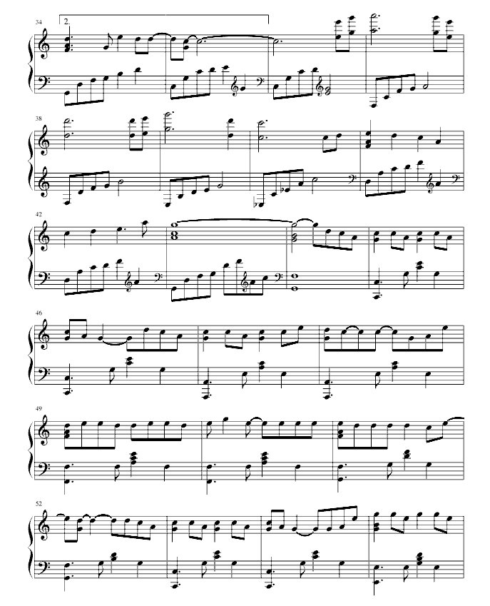 青花瓷钢琴谱简谱数字