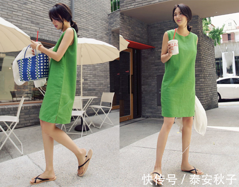 穿搭|怕热女人最爱的“棉麻裙”穿搭：清爽又舒适、穿出气质美！