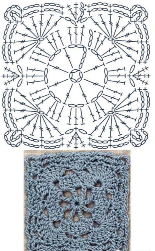 55款钩编平面花片图解，各个形状都有，以后钩什么都可以！收藏