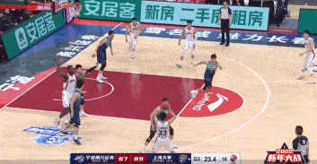上海男篮|王哲林6分6助!郭昊文率六人上双 上海轻取宁波获四连胜