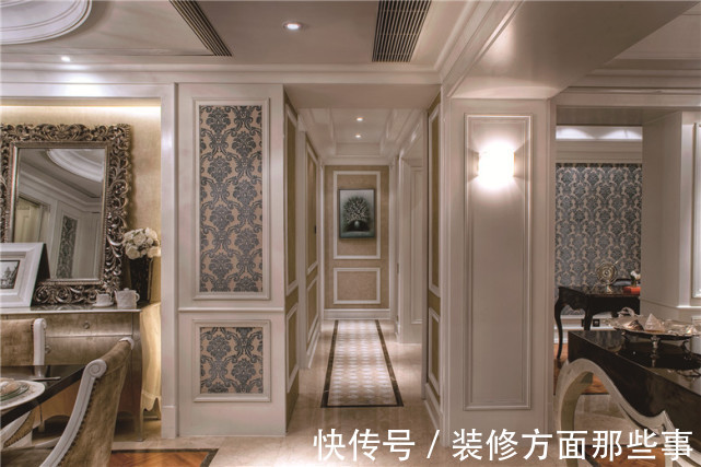 美感度|139平法式风空间与空间相通相融,美感度大大提高