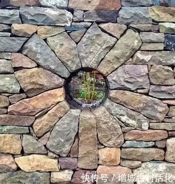 院落|一面石头墙,惊艳整个乡村院落