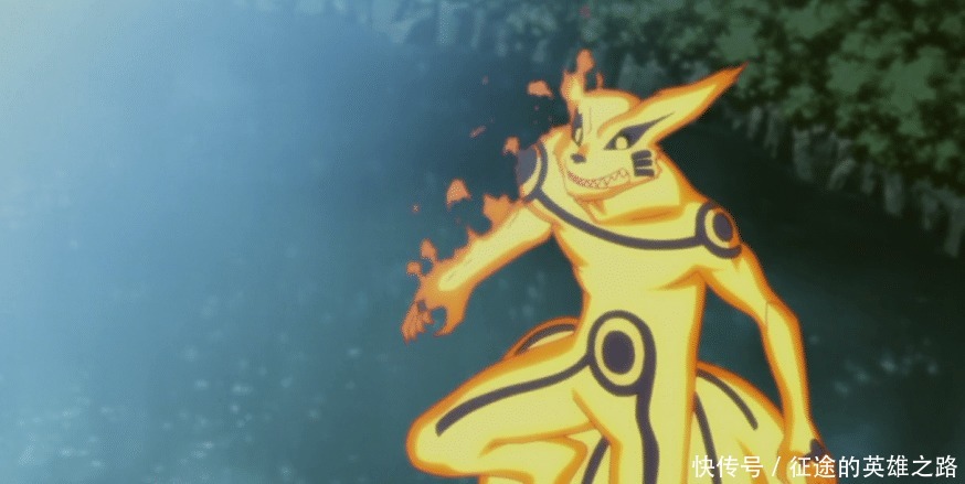 只半只九尾的鸣人为什么可以和吸收了九大尾兽查克拉的佐助战平