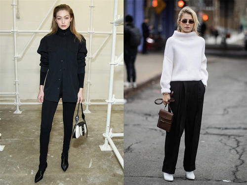 裤子不用多，却少不了百搭显瘦不出彩，可以打造时髦效果的黑裤子