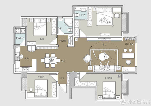 装修|越来越多的人喜欢现代风装修,看了她家之后,我也爱上了,很舒适