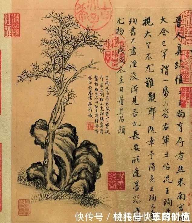 书圣王羲之#王羲之侄儿的行书作品,位列天下第四,乾隆对其喜爱有加