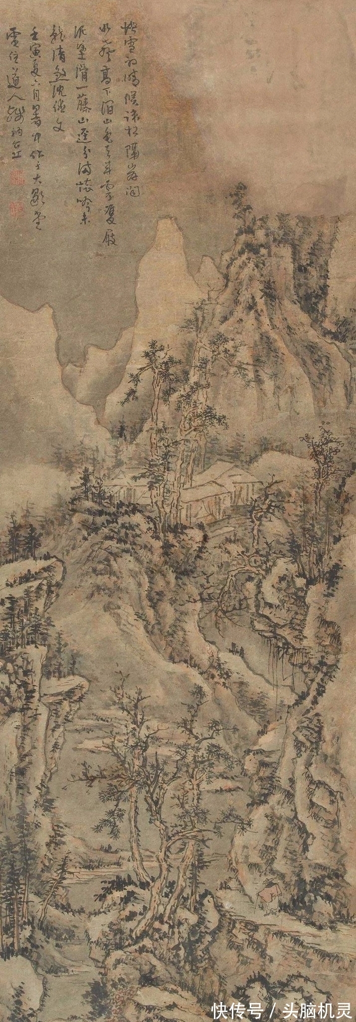 山水画史#苍幽深邃|蓬头垢面的山水画