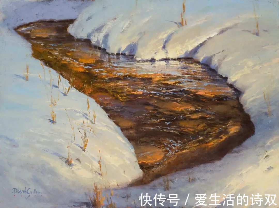 卢伯克$大卫·格里芬的风景油画高清图,放大看,更迷人