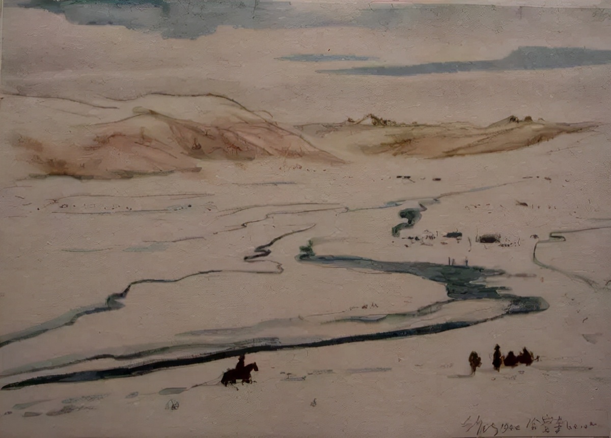 画稿!吴作人吴老先生画稿