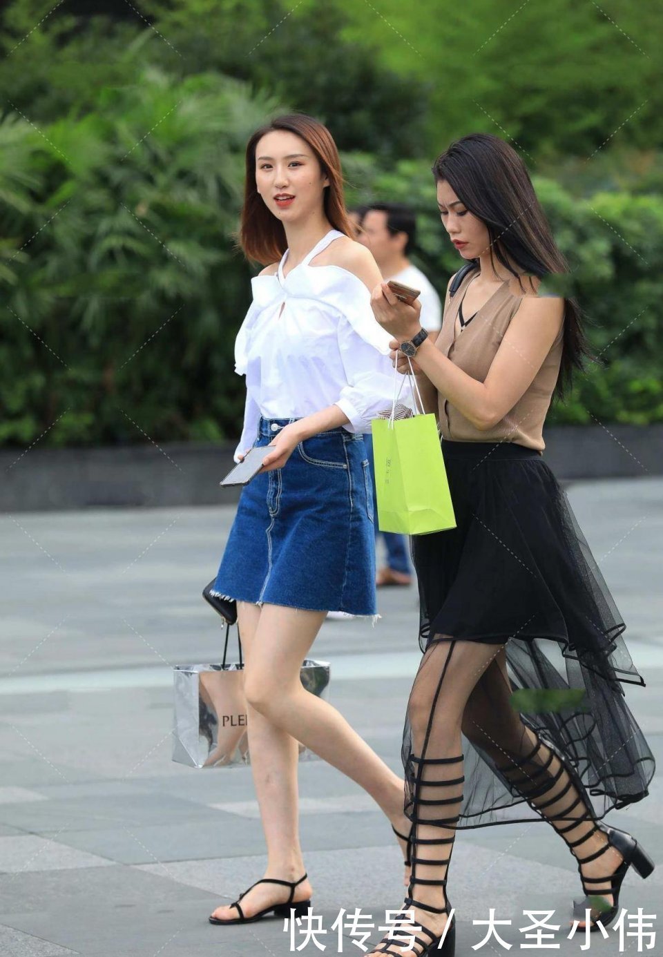字裙|美女街拍:这真的是80后贵妇吗?拥有了十足的青春感,这是女人最美的通行证