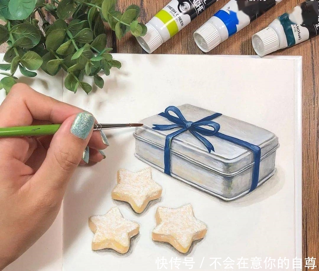 赶紧|好爱这种日系的手绘风格,小姐姐教你画美食,赶紧收藏吧!