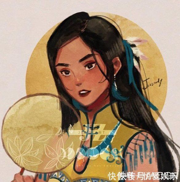 白雪公主 旗袍版的迪士尼公主太美了,艾莎的发型直击我心,白雪公主变贵妇