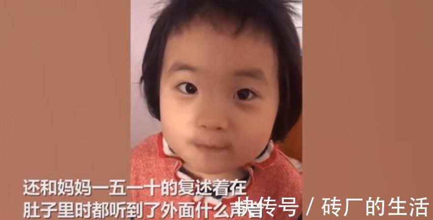 一板|萌娃一板一眼回答自己的“宫内记忆”火了,网友:果然还是存在的