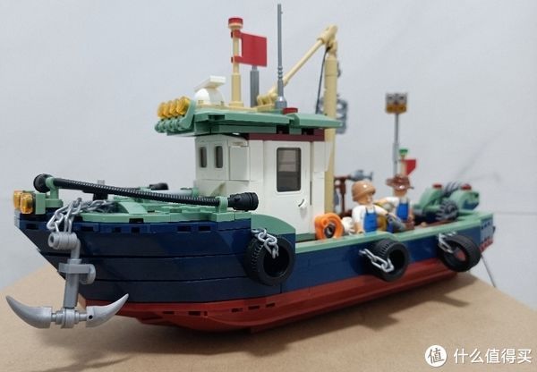 积木|国产积木分享:捕鱼达人-昌盛号帆船积木模型