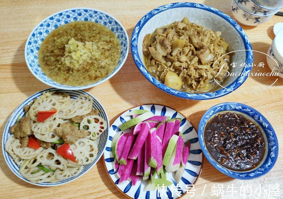 北京一家四口晚餐，三菜一汤20多块钱，营养多好消化不浪费