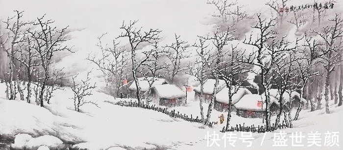 乡风!岁月无痕,雪落成景—展卷冰雪山水画迎面而来的是醉美的乡风乡情