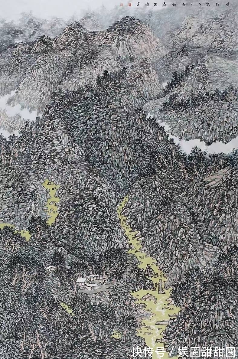 幅幅|李德禄山水画作品集，幅幅都美不胜收、气势磅礴