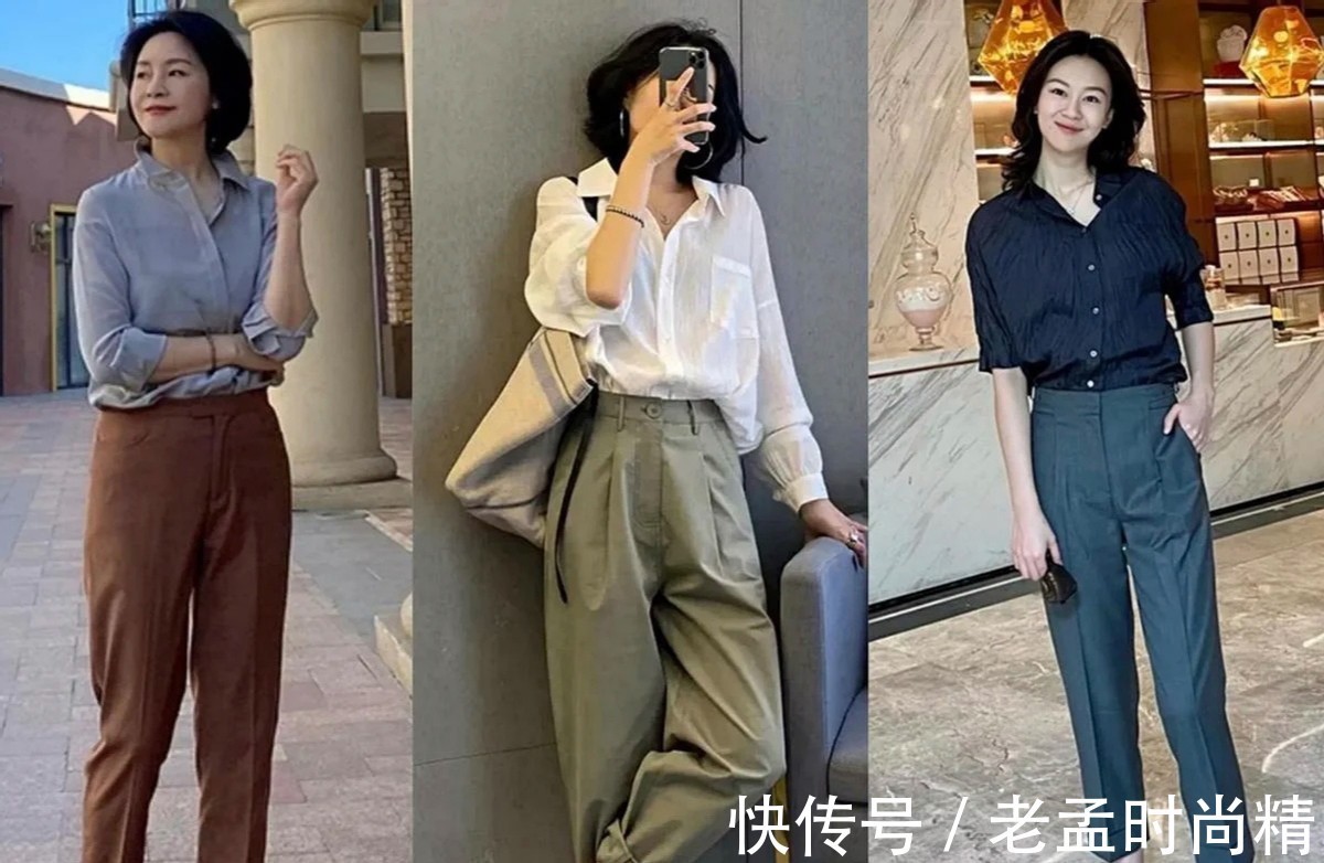半身裙|50岁女性这么穿衣才叫好看,释放最自然的一面