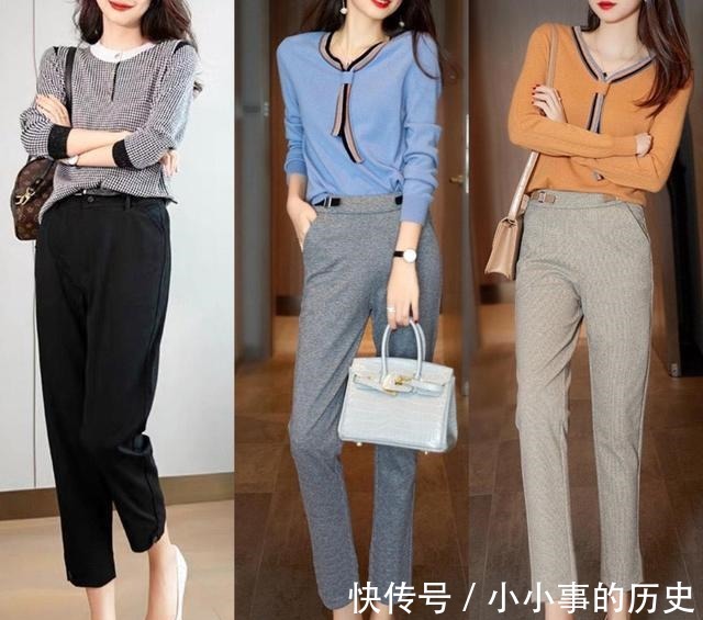 针织衫 中年女人入秋后怎么穿24套简约搭配示范，时髦又温暖！