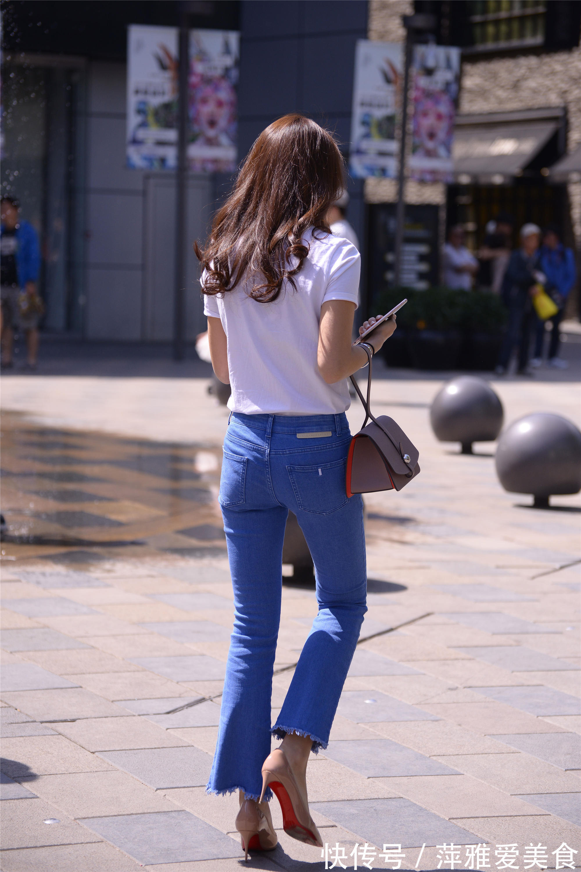 高跟鞋|牛仔裤搭配高跟鞋,好看时尚显气质,有了不一样的感觉
