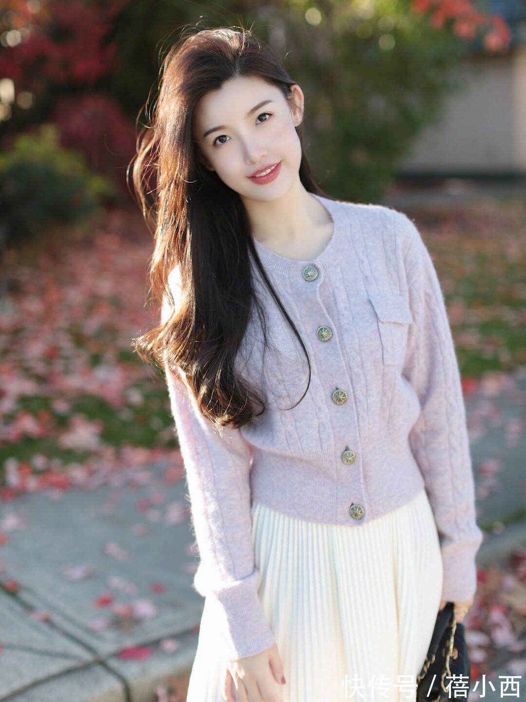 开衫 Chic!高级!秋冬还是穿毛衣最温柔,搭配半身裙、裤子打造好气质