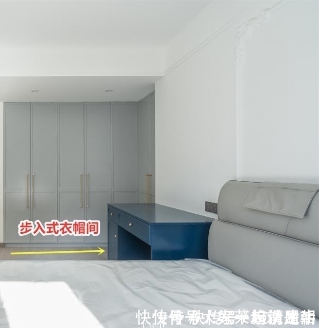 转角衣柜|最不后悔的1个决定,不装衣帽间,卧室做个转角衣柜,收纳足够了