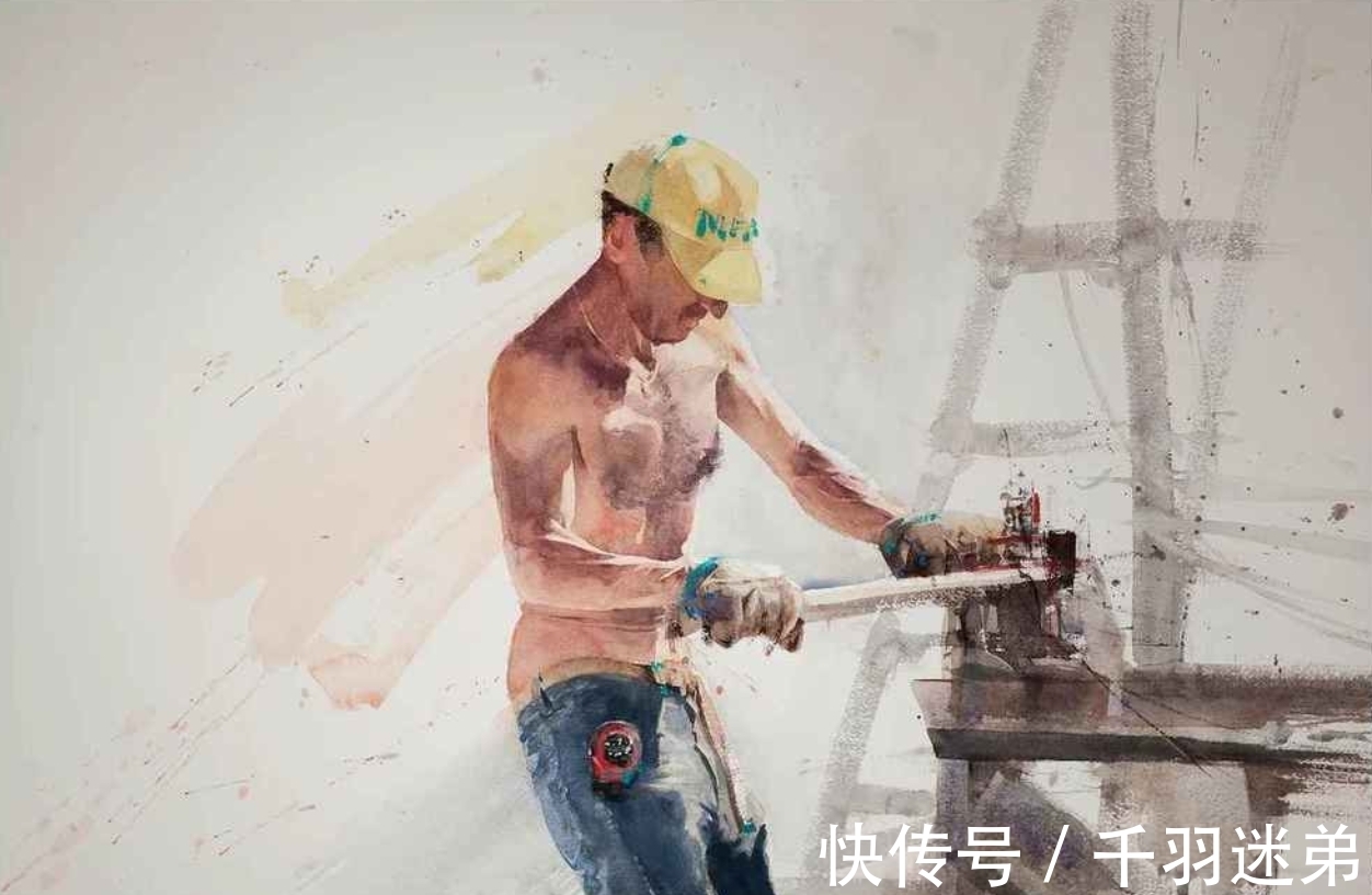 技艺!震撼,让人由衷赞叹的水彩技艺——尤德斯五彩斑斓的光色世界