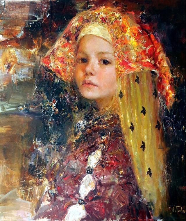 艺术学院!奔放的心:俄罗斯女画家安捷利卡超凡脱俗、别具一格的油画作品