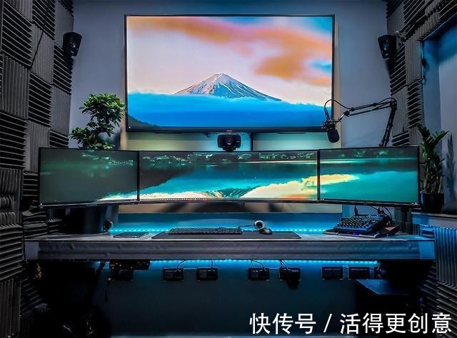 显示器|超酷的家庭办公室,充满创意的家居工作空间!