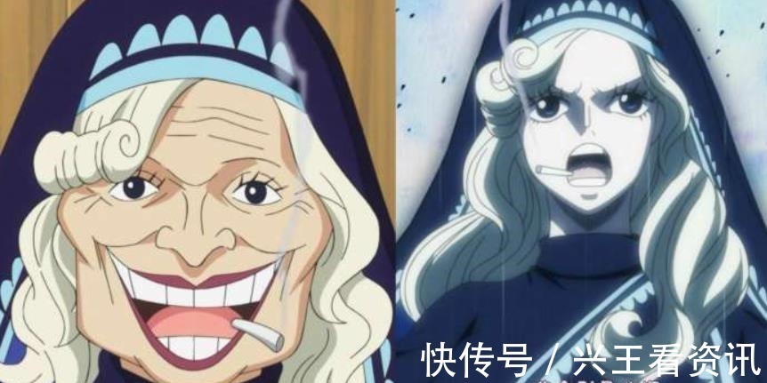 大媽|海賊王誰也無法避免老了就變丑的定律,大媽年輕時真漂亮