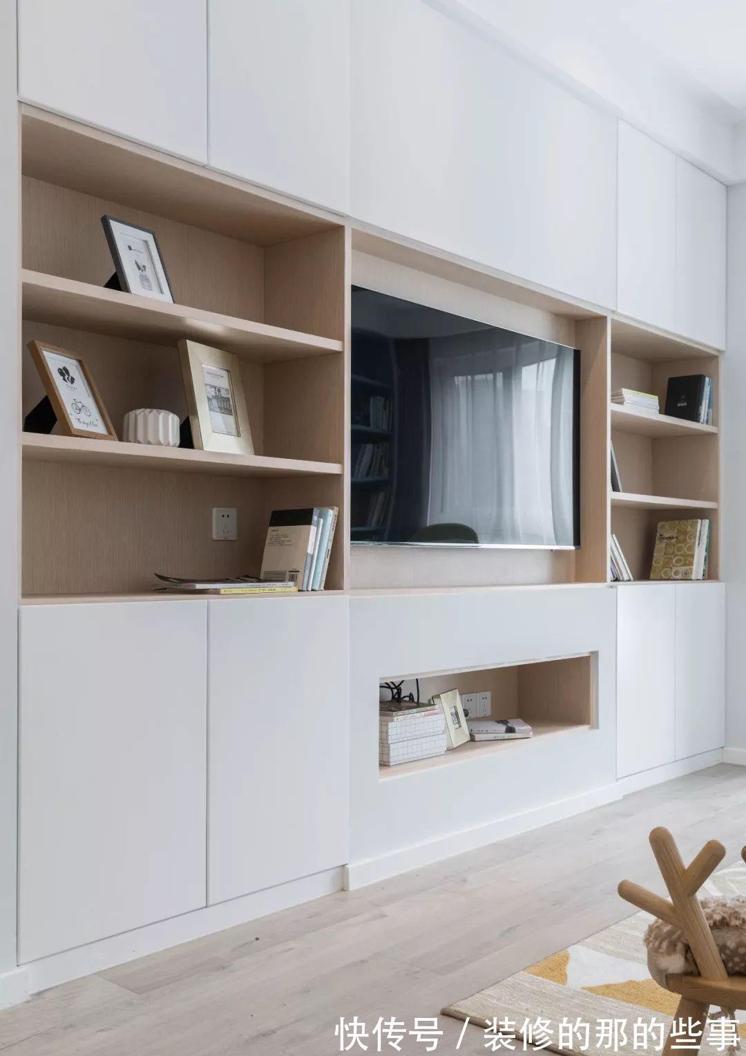 客厅|89平米简约三房，全屋色调搭配太舒服了，简单又清爽，越看越耐看