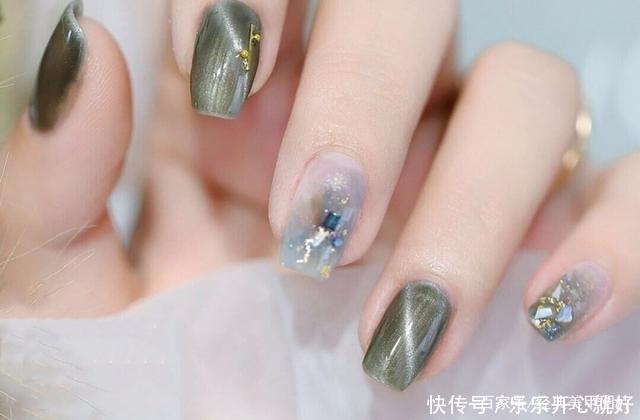 美酱|高级又干净的猫眼石美甲,在逃公主专属美甲,集美们快来选图啦!