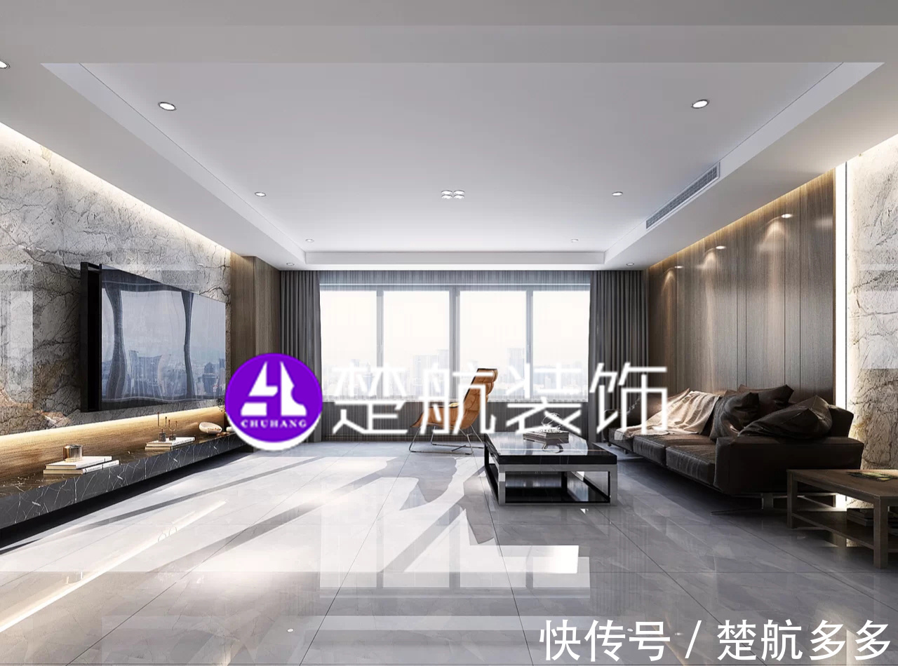 装修|辽宁营口柏世樱溪143平现代风格装修效果图