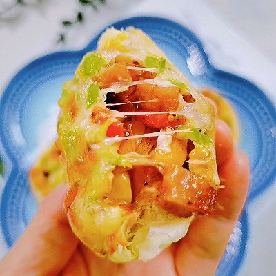 黑椒味蛋挞披萨