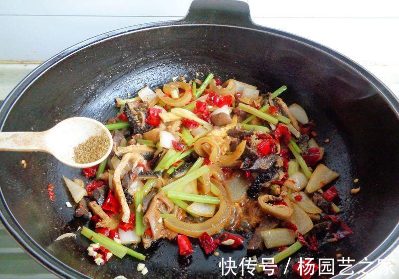 下饭又下酒的爆炒牛杂，新手都能做出来，收藏好，国庆节给家人做