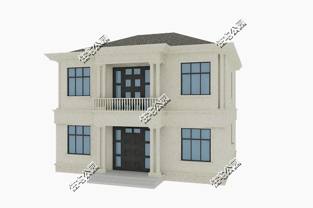 卧室|8月份就盖这栋房子吧,12×12米的尺寸方方正正,6间卧室舒适大气