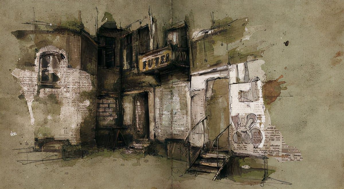 插画师!法国插画师卡昂作品形式自由色彩和线条的结合给人深刻的视觉感受