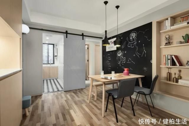 落地灯|89㎡现代简约，虽是小户型，在简洁舒适的布置下，也是温馨的家