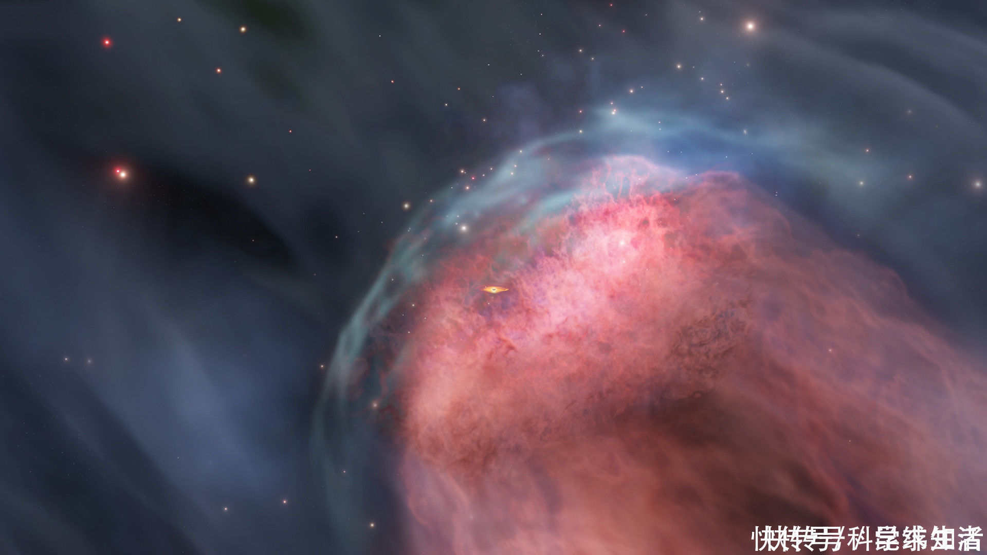 研究人员 两个星系碰撞,超大质量黑洞反而“饿死”,归于沉寂