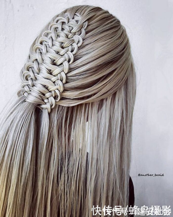 发型 65张编发照片,这哪是编头发分明是画画,图3这发型一次要半天