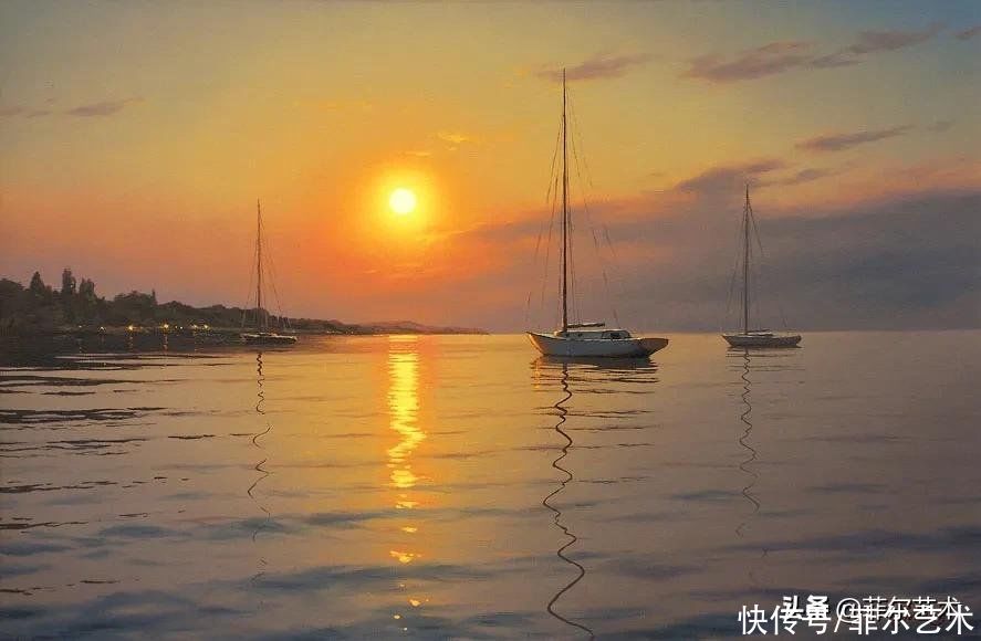 油画|「风景油画」安静的风景，唤醒了人们美好的感觉和回忆