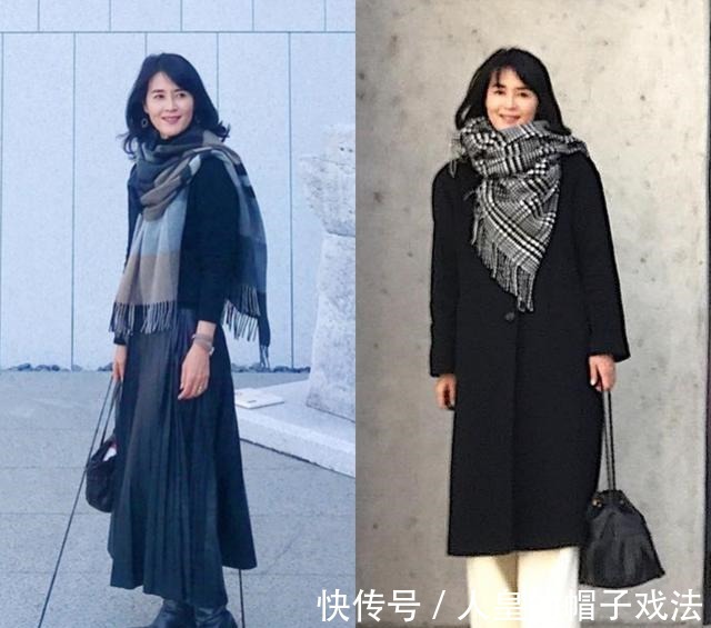 饰品 秋冬深色单品怎么搭配不显沉闷老气照着这样穿,显气质又显年轻!