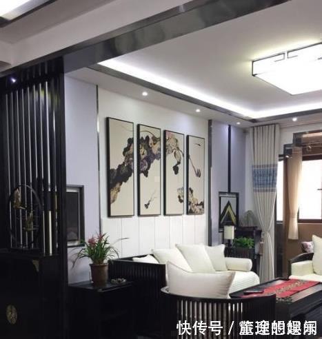 柜子|参观闺蜜家120㎡新房,高端大气上档次,一进门就被客厅迷住了!