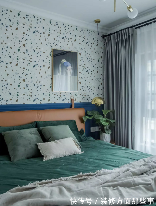 三居室|122平简约风三居室纯度的色彩搭配，营造闲适柔美的氛围