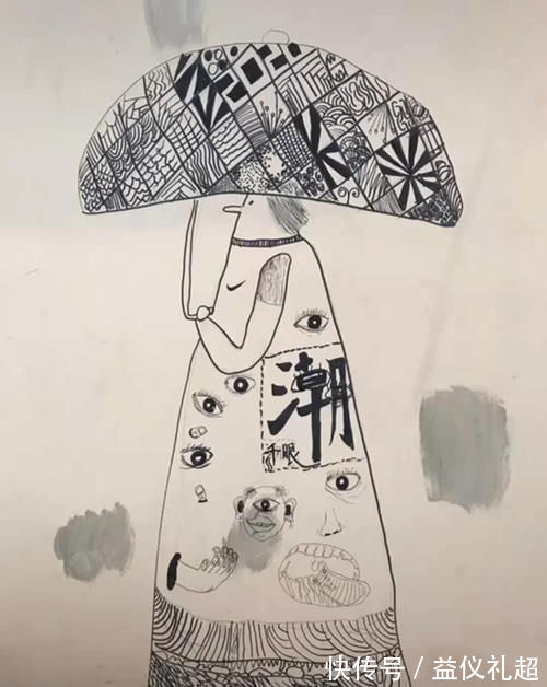 墙壁|9岁男孩给客厅墙壁手绘壁纸,来客赞不绝口,网友:老天爷赏饭吃